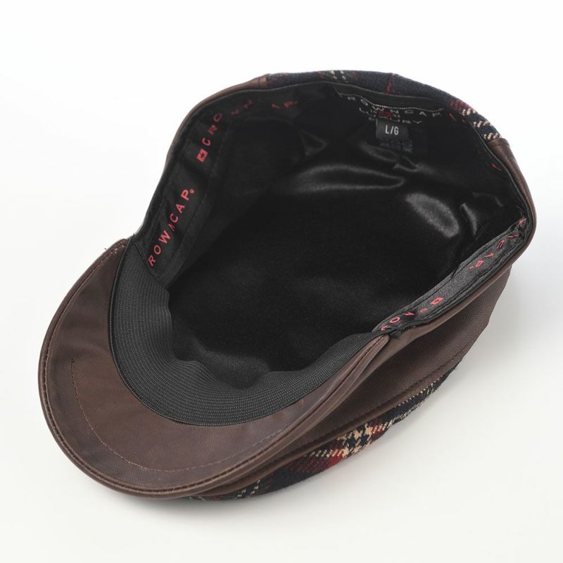 クラウンキャップのレイルロードキャップ Check Ivy Cap（チェック アイビーキャップ） ブラウン
