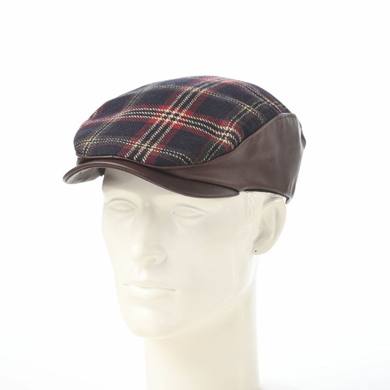 クラウンキャップのレイルロードキャップ Check Ivy Cap（チェック アイビーキャップ） ブラウン