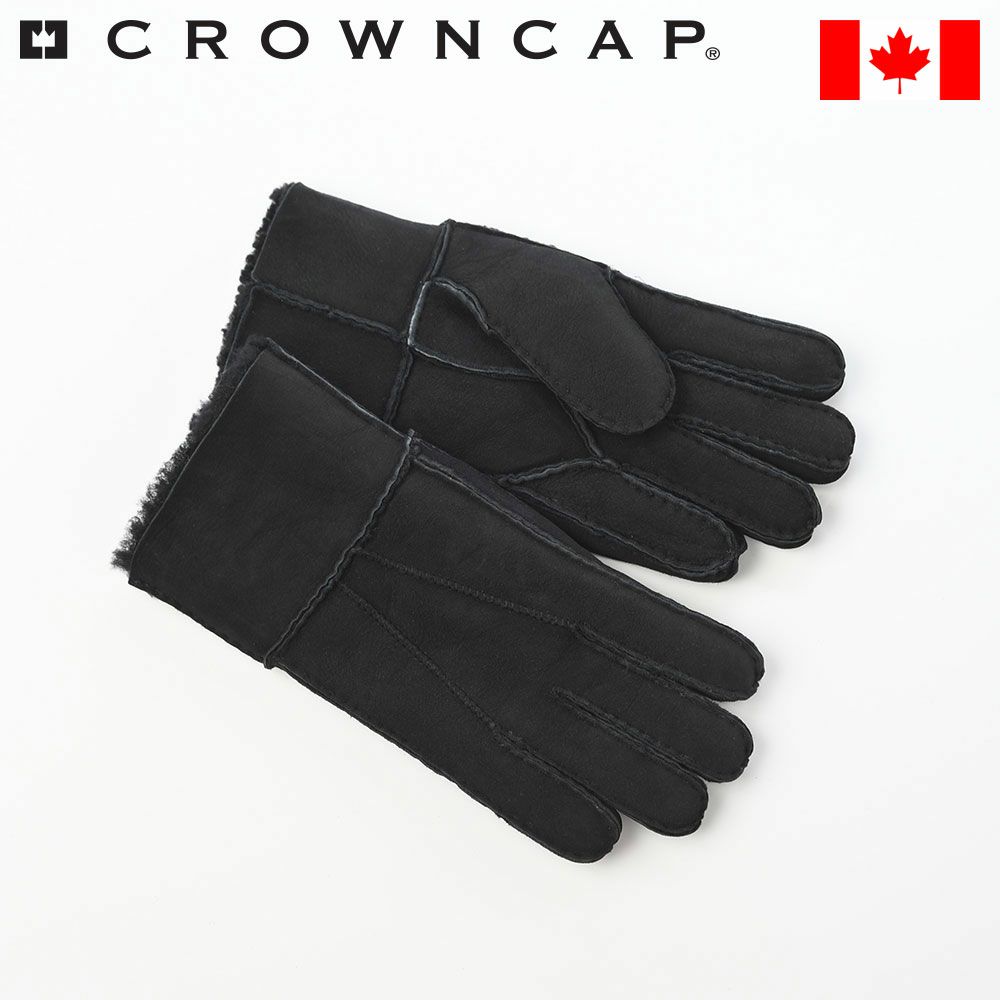 クラウンキャップの手袋 Sheepskin Gloves（シープスキングローブ） ブラック