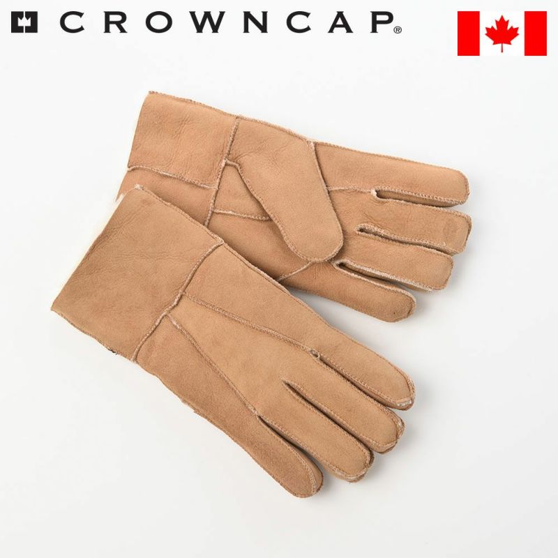 クラウンキャップの手袋 Sheepskin Gloves（シープスキングローブ） キャメル