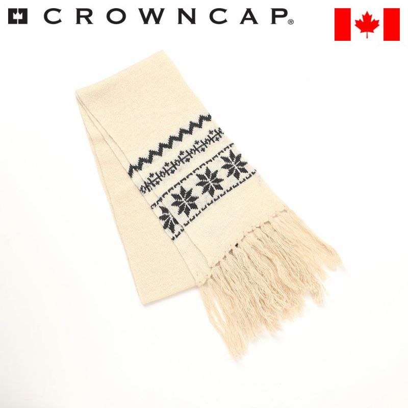 クラウンキャップのマフラー Snowflake Scarf（スノーフレーク スカーフ） アイボリー