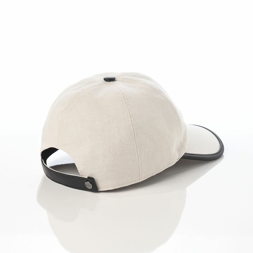 ボルサリーノのキャップ Baseball Cap Golfer Canvas（ベースボールキャップ ゴルファー キャンバス） B95009 ブラック