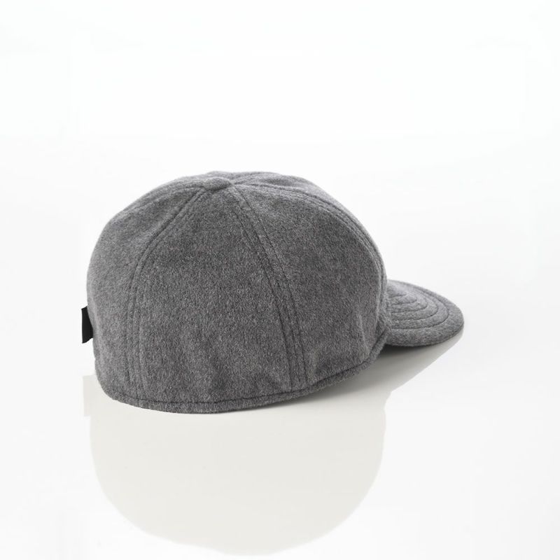 ボルサリーノのキャップ Baseball Cap Rock Cashmere（ベースボールキャップ ロック カシミア） B95006 グレー