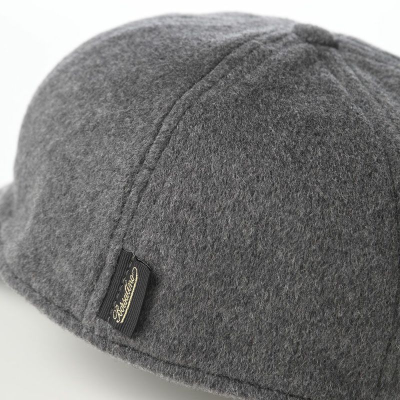 ボルサリーノのキャップ Baseball Cap Rock Cashmere（ベースボールキャップ ロック カシミア） B95006 グレー