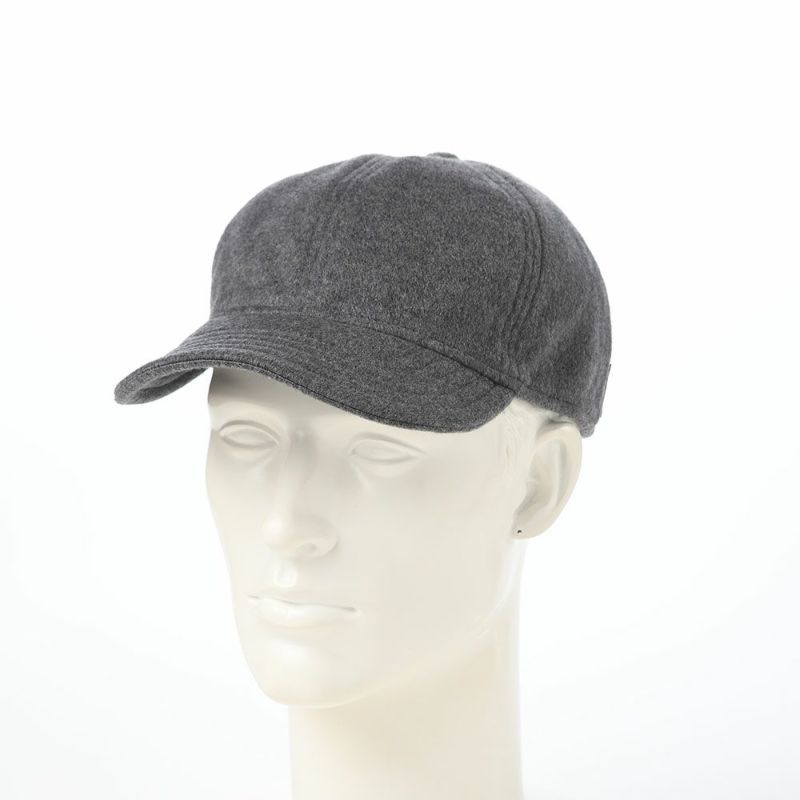 ボルサリーノのキャップ Baseball Cap Rock Cashmere（ベースボールキャップ ロック カシミア） B95006 グレー