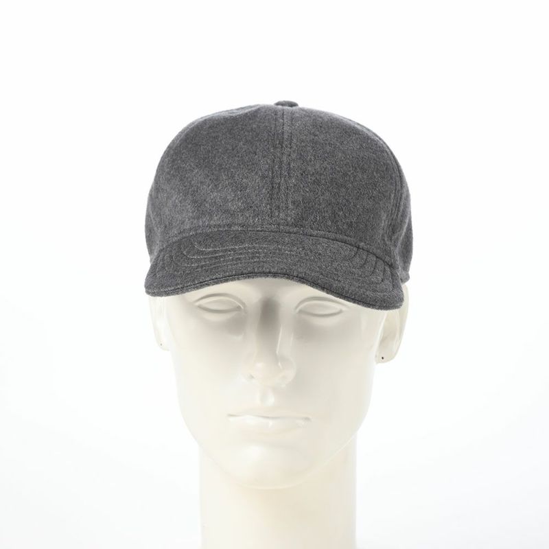 ボルサリーノのキャップ Baseball Cap Rock Cashmere（ベースボールキャップ ロック カシミア） B95006 グレー