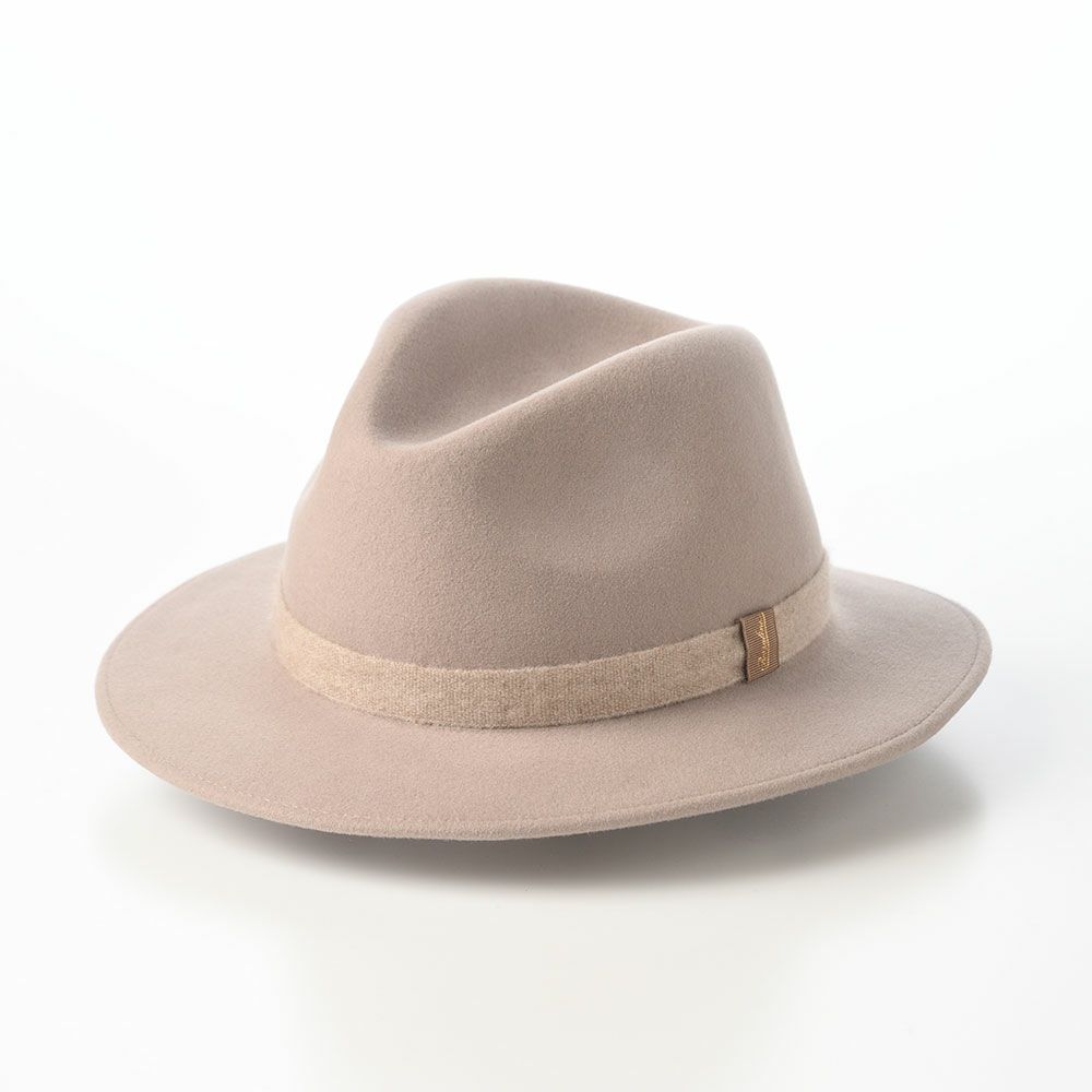 ボルサリーノのフェルトハット Country Cashmere Hatband（カントリー カシミヤハットバンド） 540007 ベージュ