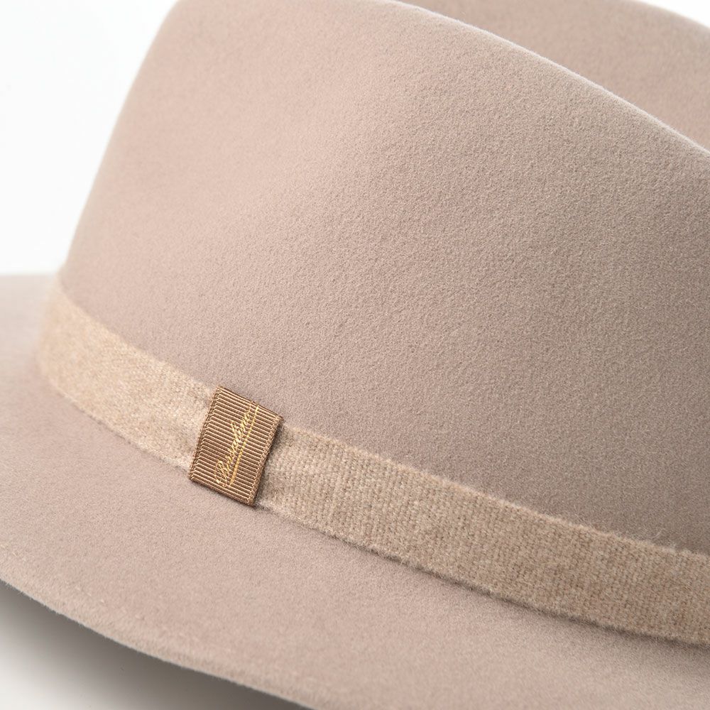 ボルサリーノのフェルトハット Country Cashmere Hatband（カントリー カシミヤハットバンド） 540007 ベージュ