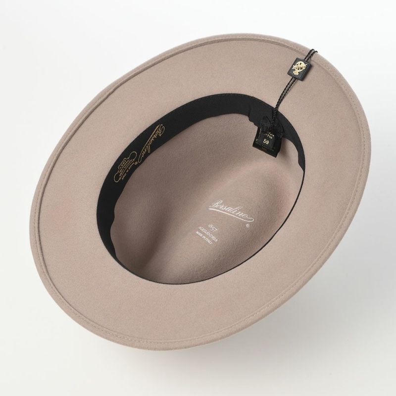 ボルサリーノのフェルトハット Country Cashmere Hatband（カントリー カシミヤハットバンド） 540007 ベージュ