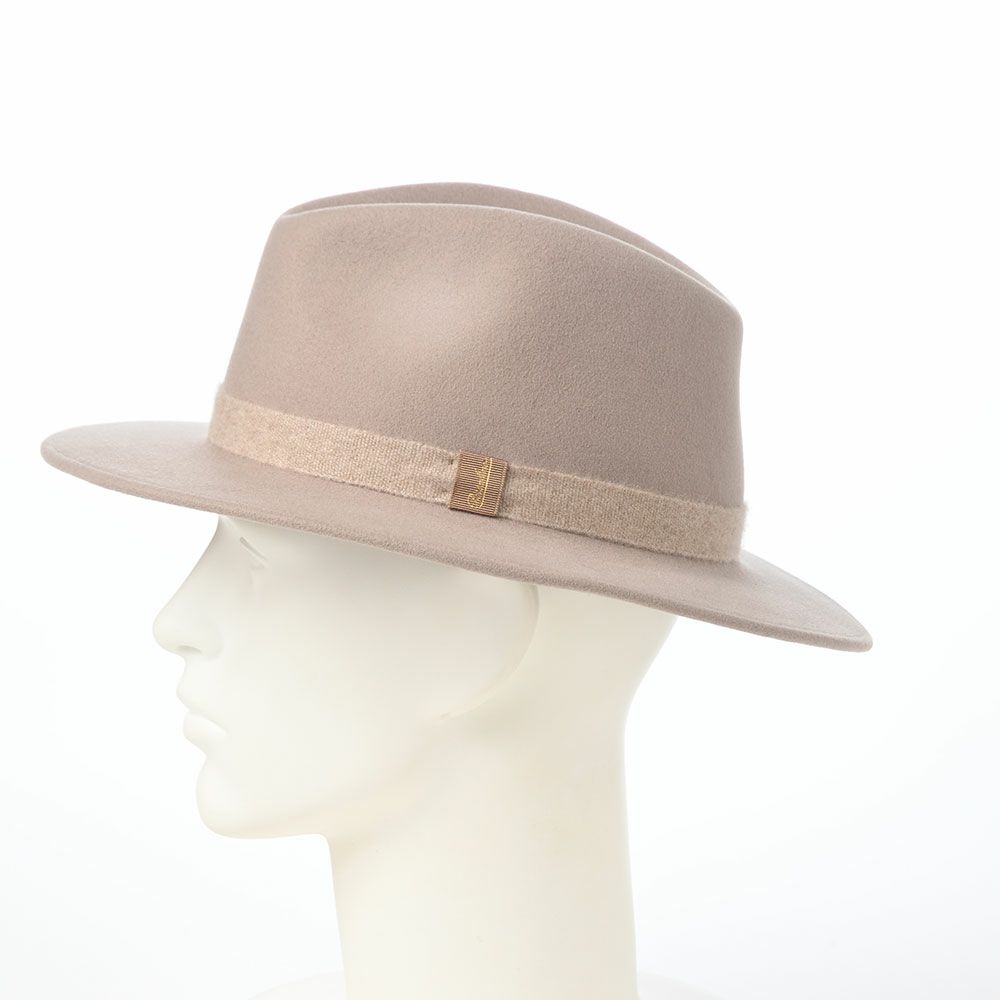 ボルサリーノのフェルトハット Country Cashmere Hatband（カントリー カシミヤハットバンド） 540007 ベージュ