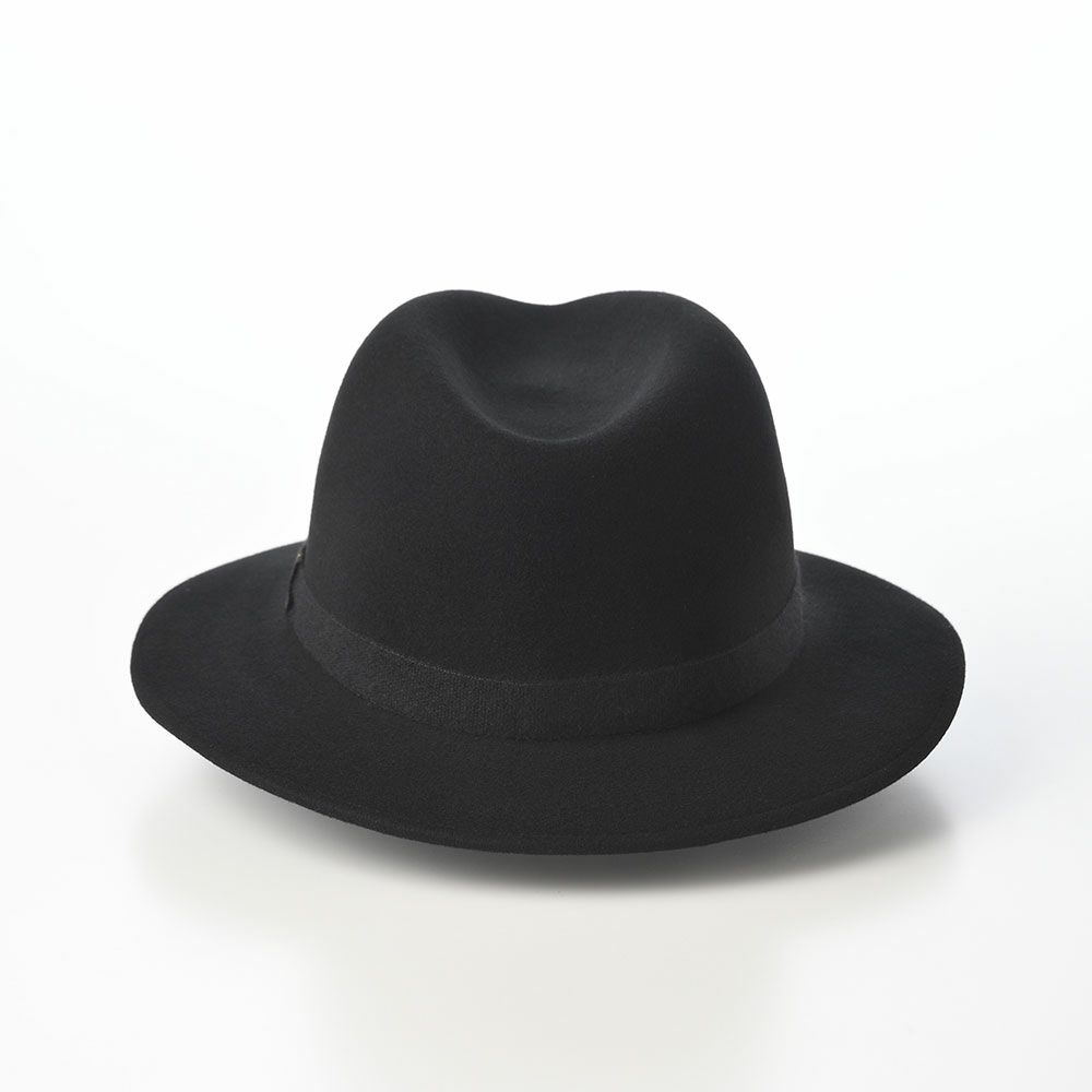 ボルサリーノのフェルトハット Country Cashmere Hatband（カントリー カシミヤハットバンド） 540007 ブラック