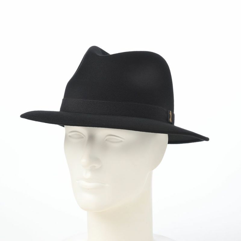 ボルサリーノのフェルトハット Country Cashmere Hatband（カントリー カシミヤハットバンド） 540007 ブラック
