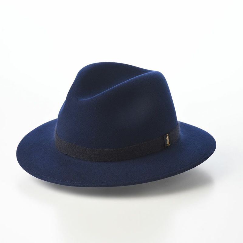 ボルサリーノのフェルトハット Country Cashmere Hatband（カントリー カシミヤハットバンド） 540007 ネイビー