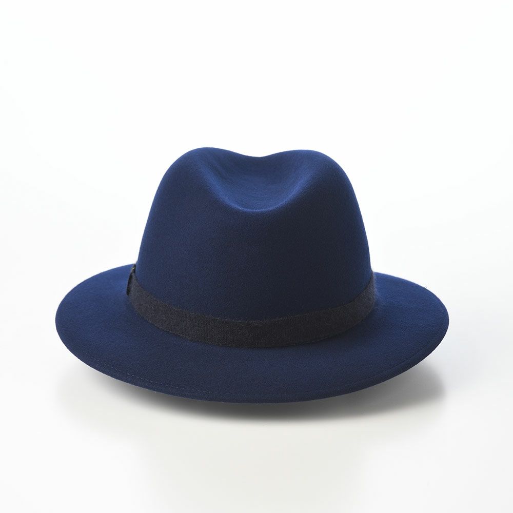 ボルサリーノのフェルトハット Country Cashmere Hatband（カントリー カシミヤハットバンド） 540007 ネイビー