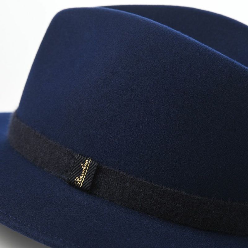 ボルサリーノのフェルトハット Country Cashmere Hatband（カントリー カシミヤハットバンド） 540007 ネイビー