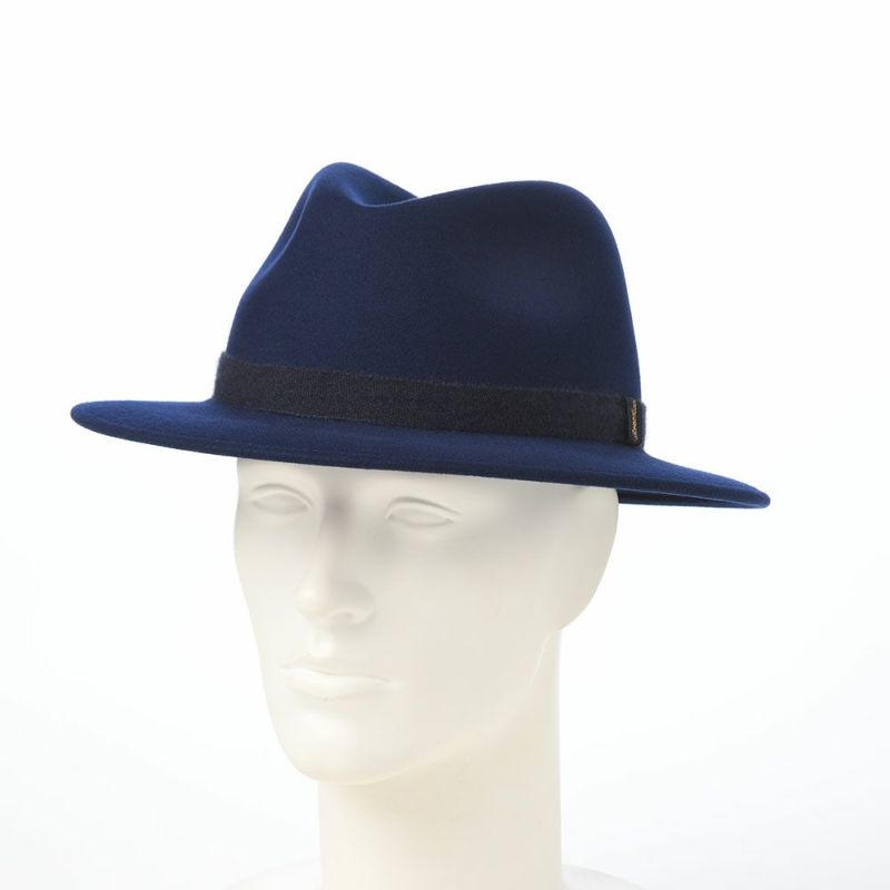 ボルサリーノのフェルトハット Country Cashmere Hatband（カントリー カシミヤハットバンド） 540007 ネイビー