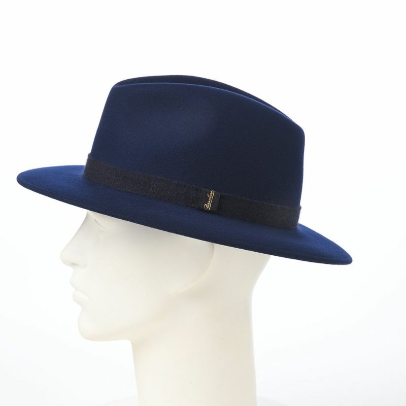 ボルサリーノのフェルトハット Country Cashmere Hatband（カントリー カシミヤハットバンド） 540007 ネイビー
