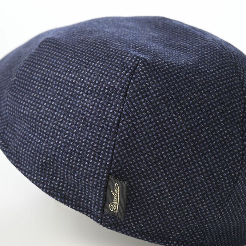 ボルサリーノのハンチング Hunting Parigi  Micro Houndstooth（ハンチング パリギ マイクロハウンドトゥース） B12182 ブルー