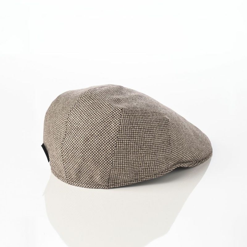 ボルサリーノのハンチング Hunting Parigi  Micro Houndstooth（ハンチング パリギ マイクロハウンドトゥース） B12182 ブラウン