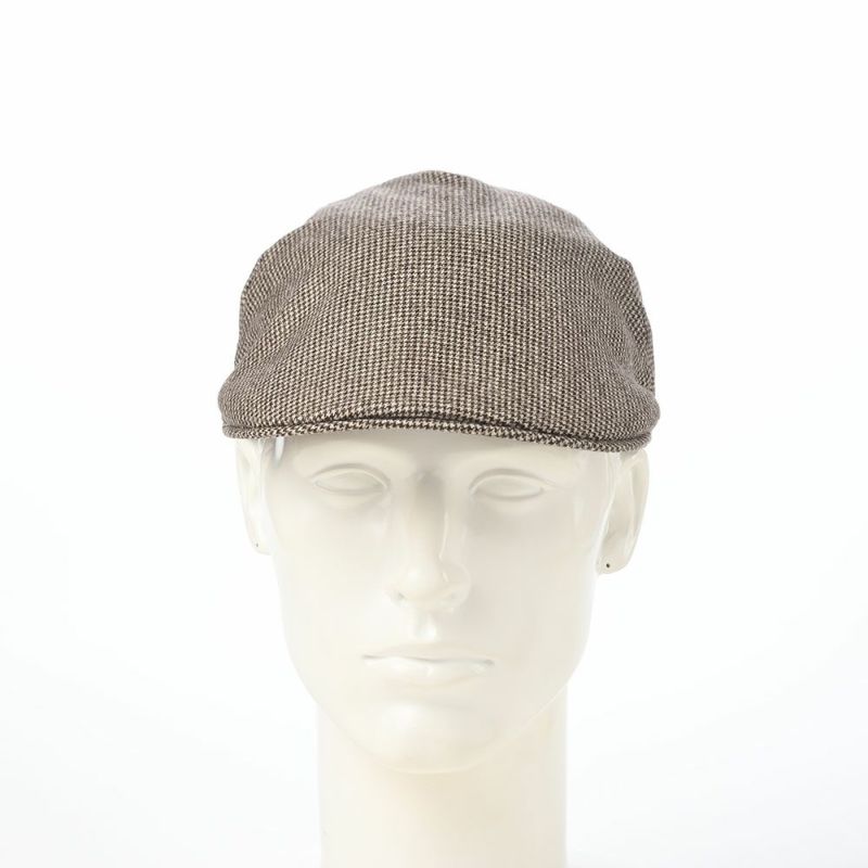 ボルサリーノのハンチング Hunting Parigi  Micro Houndstooth（ハンチング パリギ マイクロハウンドトゥース） B12182 ブラウン