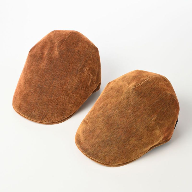 ボルサリーノのハンチング Hunting Parigi Velvet（ハンチング パリギ ベルベット） B12182 マスタード