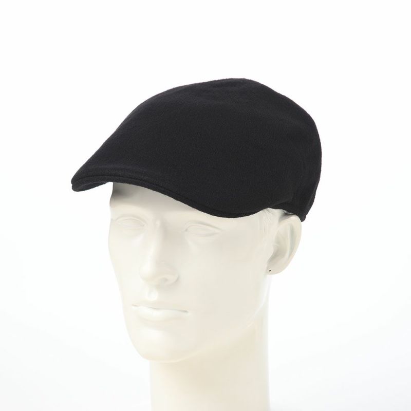 ボルサリーノのハンチング Hunting Parigi Solid Cashmere（ハンチング パリギ ソリッドカシミア） B12182 ブラック