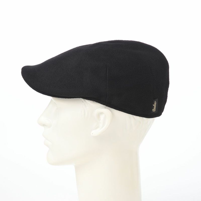ボルサリーノのハンチング Hunting Parigi Solid Cashmere（ハンチング パリギ ソリッドカシミア） B12182 ブラック