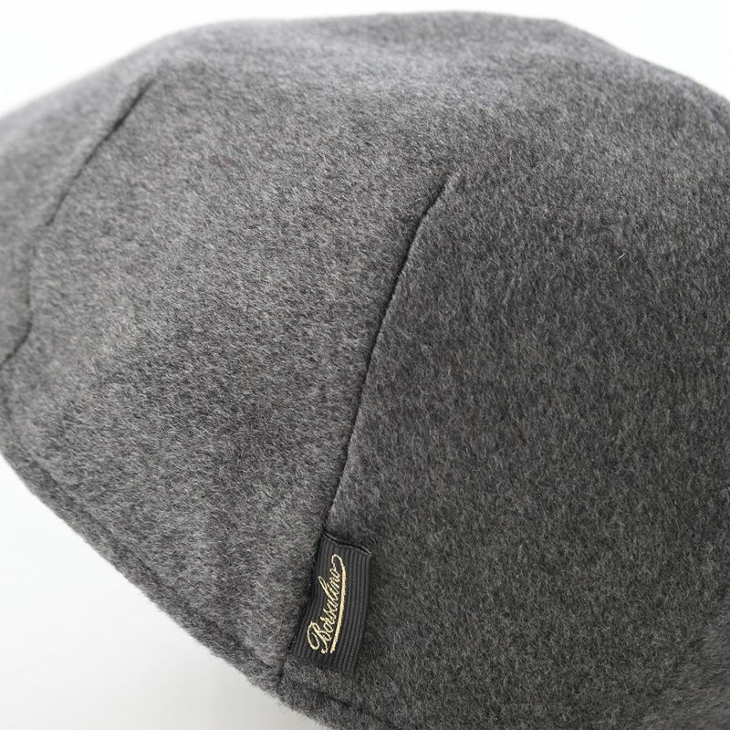 ボルサリーノのハンチング Hunting Parigi Solid Cashmere（ハンチング パリギ ソリッドカシミア） B12182 グレー