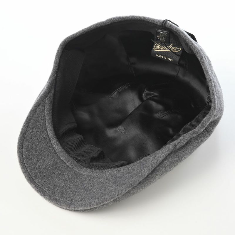ボルサリーノのハンチング Hunting Parigi Solid Cashmere（ハンチング パリギ ソリッドカシミア） B12182 グレー
