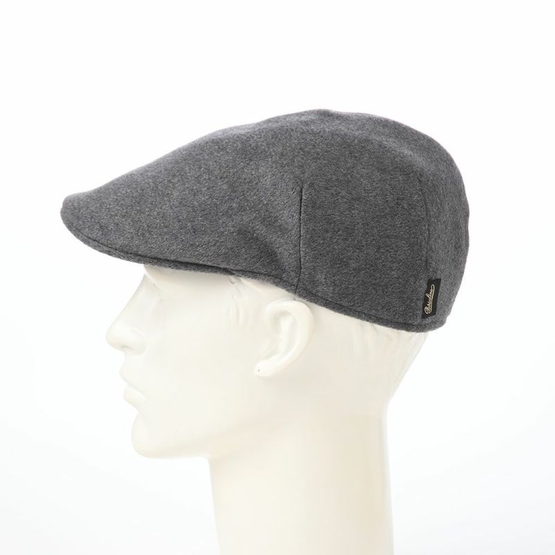 ボルサリーノのハンチング Hunting Parigi Solid Cashmere（ハンチング パリギ ソリッドカシミア） B12182 グレー