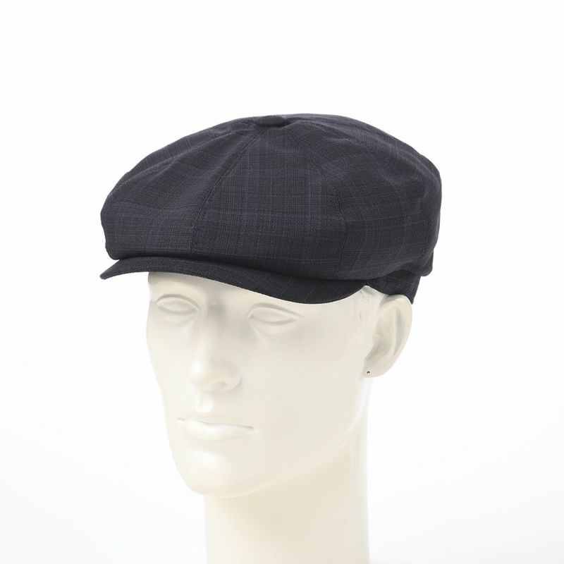 ボルサリーノのハンチング Hunting Cesare Wool Check（ハンチング チェーザレ ウール チェック） B15120 ブルー