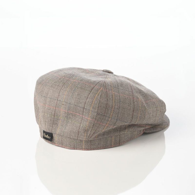 ボルサリーノのハンチング Hunting Cesare Wool Check（ハンチング チェーザレ ウール チェック） B15120 ブラウン