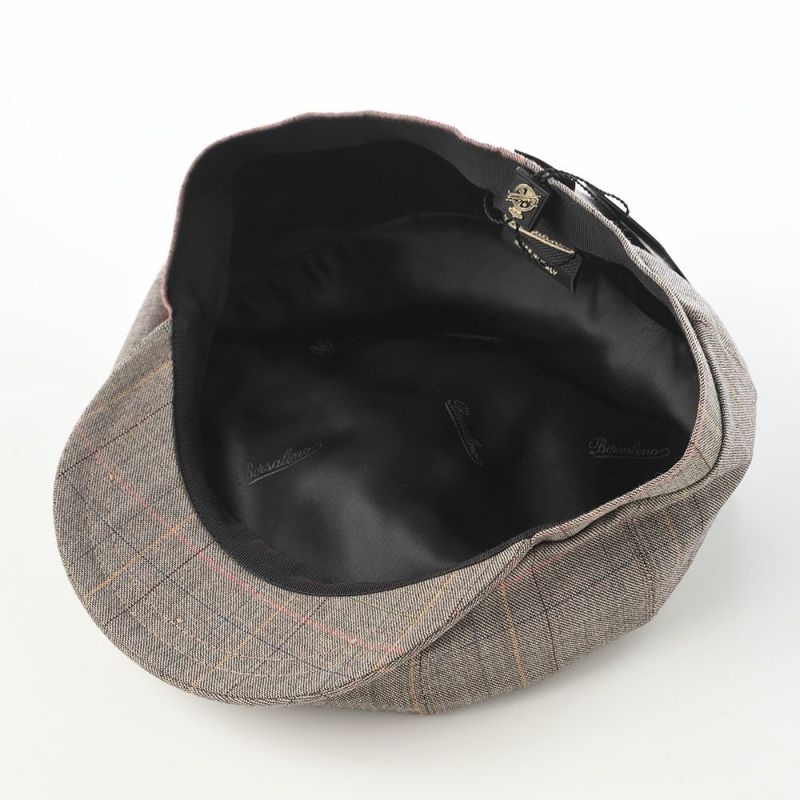 ボルサリーノのハンチング Hunting Cesare Wool Check（ハンチング チェーザレ ウール チェック） B15120 ブラウン