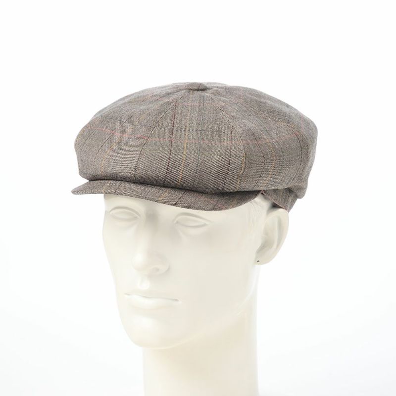 ボルサリーノのハンチング Hunting Cesare Wool Check（ハンチング チェーザレ ウール チェック） B15120 ブラウン