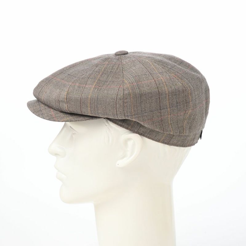 ボルサリーノのハンチング Hunting Cesare Wool Check（ハンチング チェーザレ ウール チェック） B15120 ブラウン