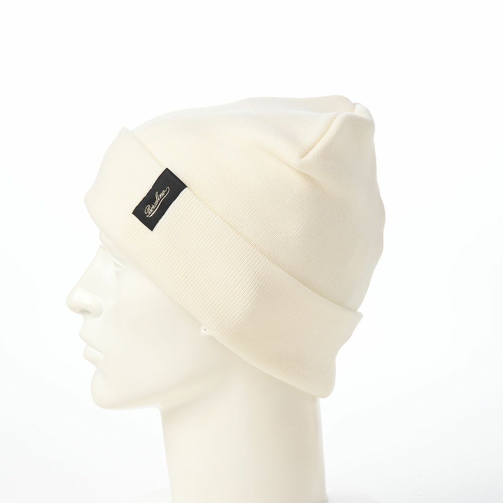 ボルサリーノのニット帽 Virgin Wool Beanie（バージーンウール ビーニー） 130356 クリーム