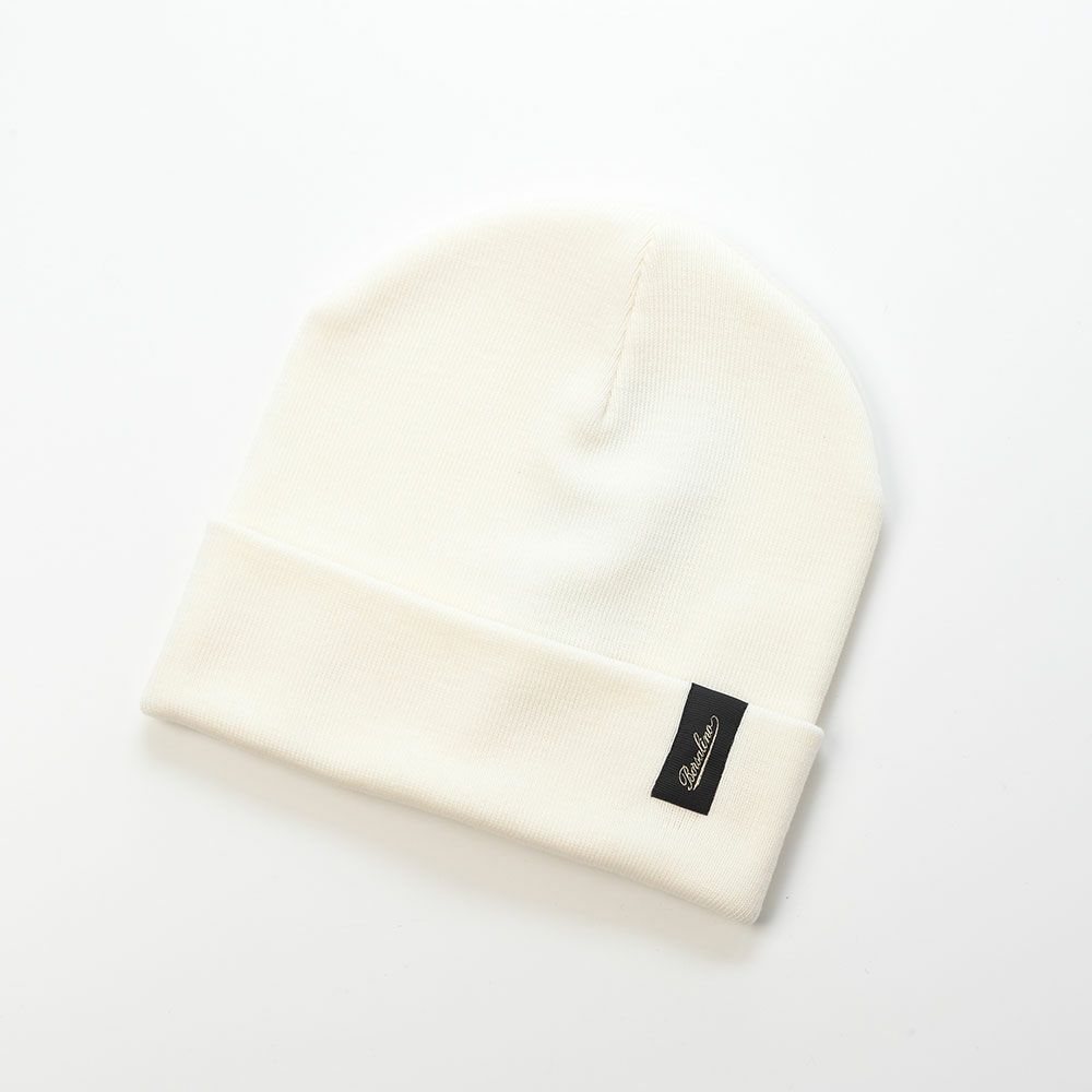 ボルサリーノのニット帽 Virgin Wool Beanie（バージーンウール ビーニー） 130356 クリーム