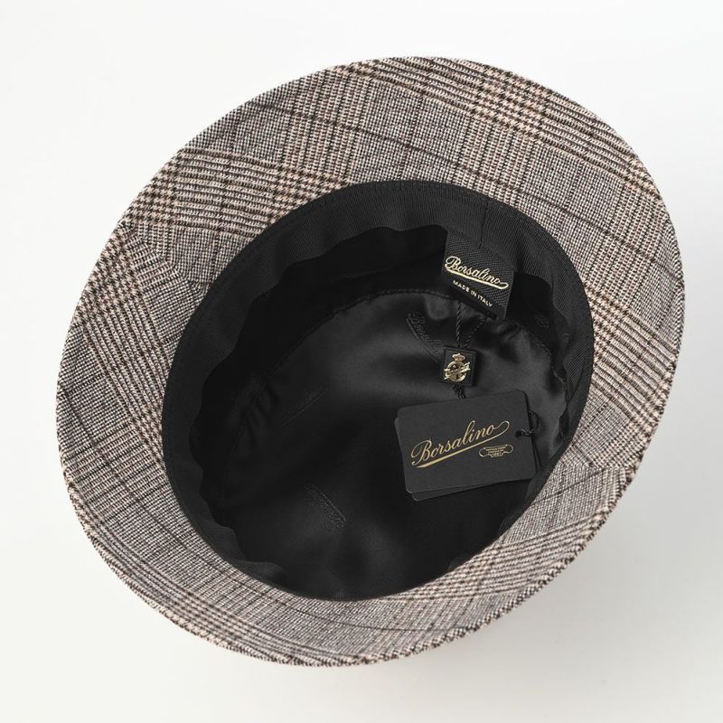 ボルサリーノのバケットハット Morgan bucket hat Classic（モーガン バケットハット クラシック） B32099 ブラウン