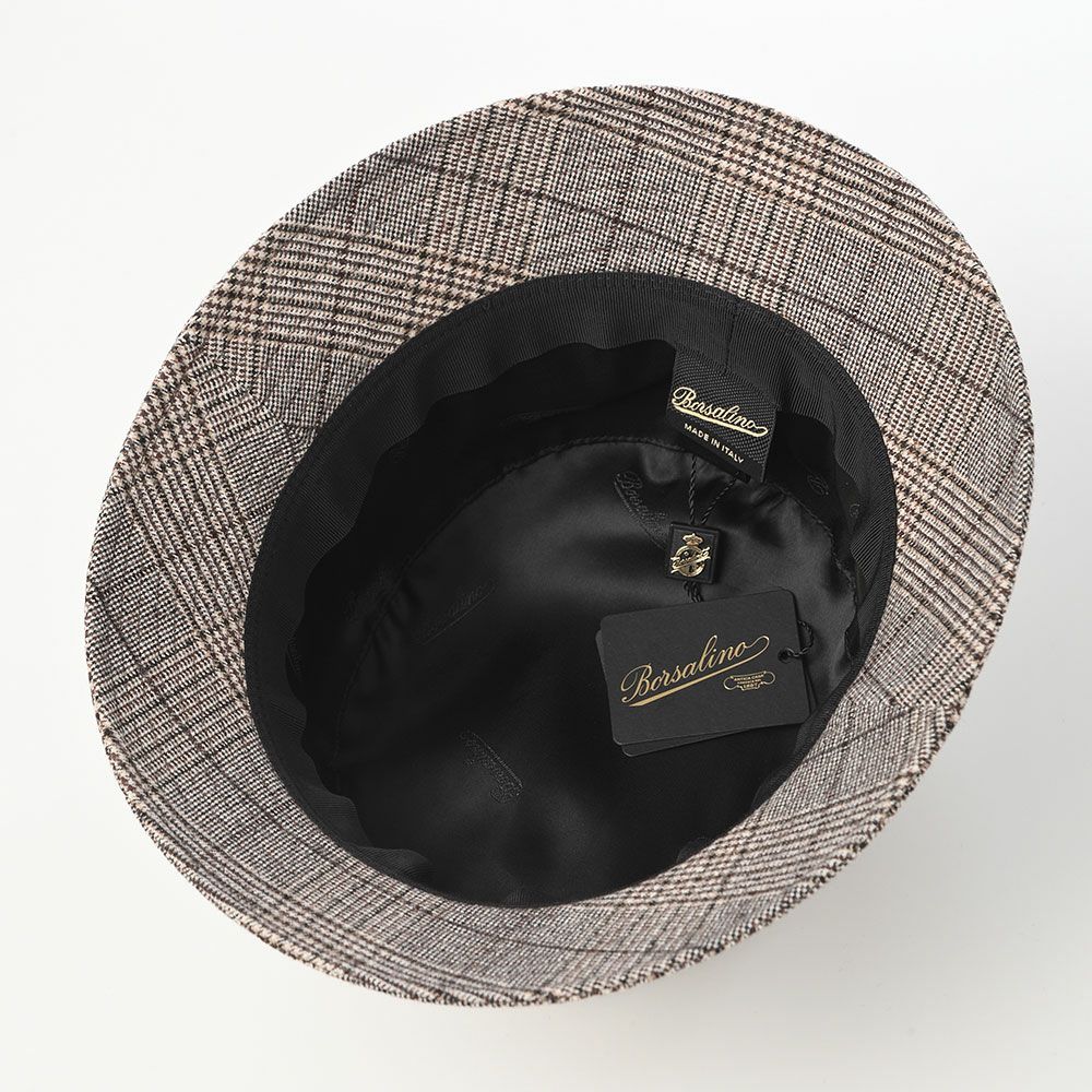 ボルサリーノのバケットハット Morgan bucket hat Classic（モーガン バケットハット クラシック） B32099 ブラウン