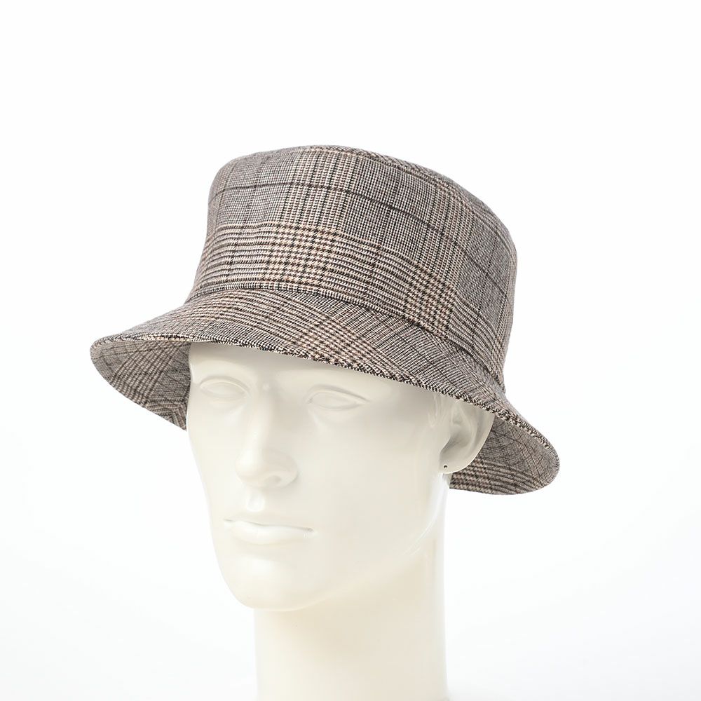 ボルサリーノのバケットハット Morgan bucket hat Classic（モーガン バケットハット クラシック） B32099 ブラウン
