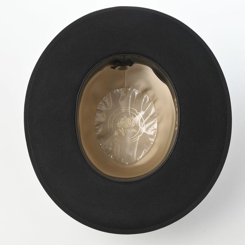 ステットソンのフェルトハット 160th JP OPENCRPWN（160th JP オープンクラウン） SE828 ブラック