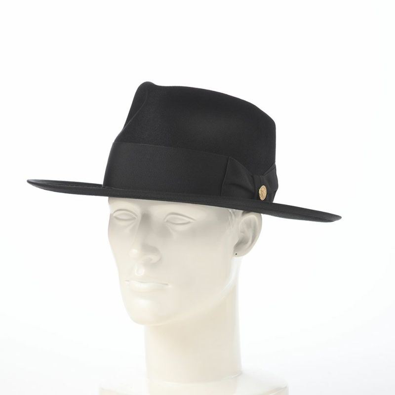 ステットソンのフェルトハット 160th JP OPENCRPWN（160th JP オープンクラウン） SE828 ブラック