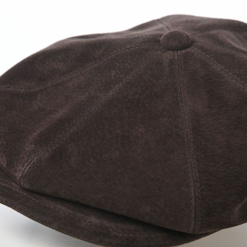ステットソンのキャスケット PIG SUEDE CASKET（ピッグスエード キャスケット） SE829 ダークブラウン