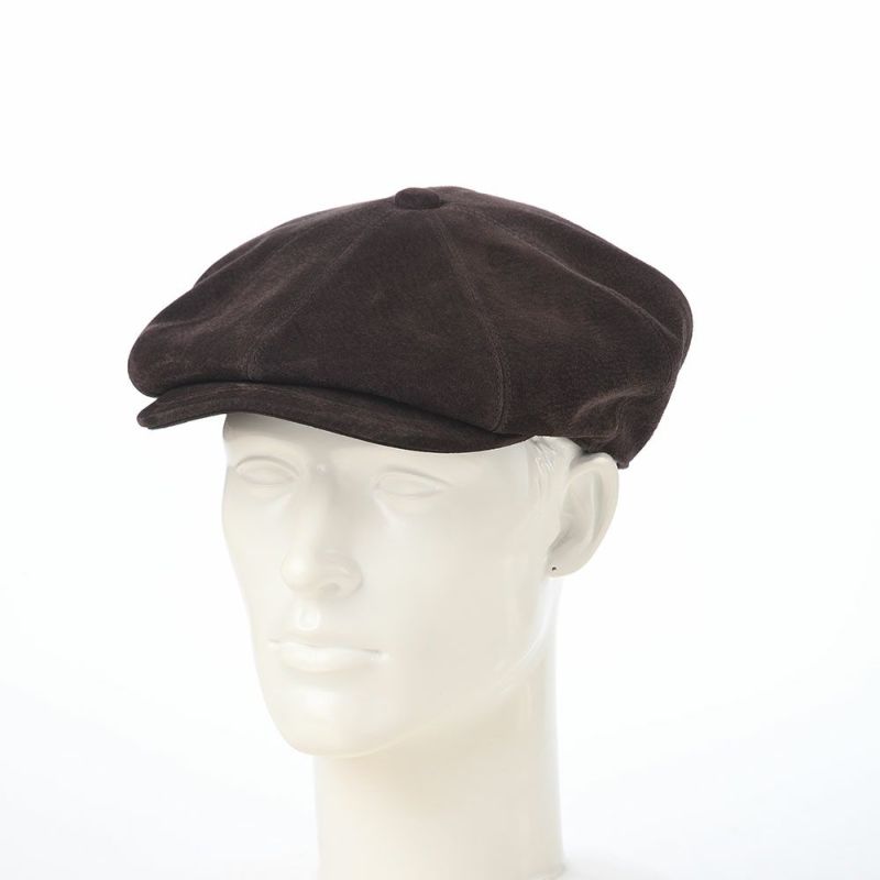 ステットソンのキャスケット PIG SUEDE CASKET（ピッグスエード キャスケット） SE829 ダークブラウン