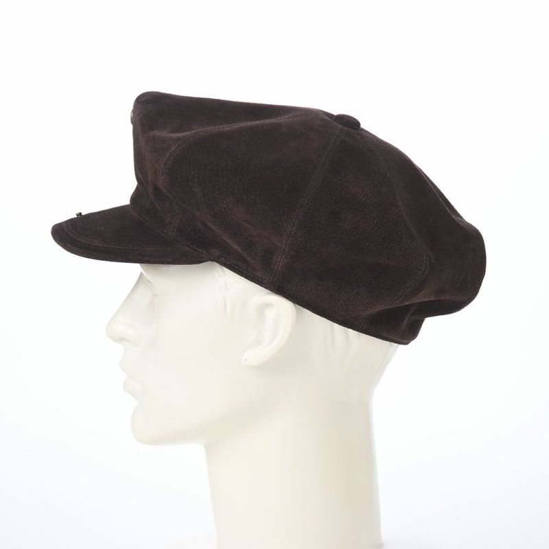 ステットソンのキャスケット PIG SUEDE CASKET（ピッグスエード キャスケット） SE829 ダークブラウン