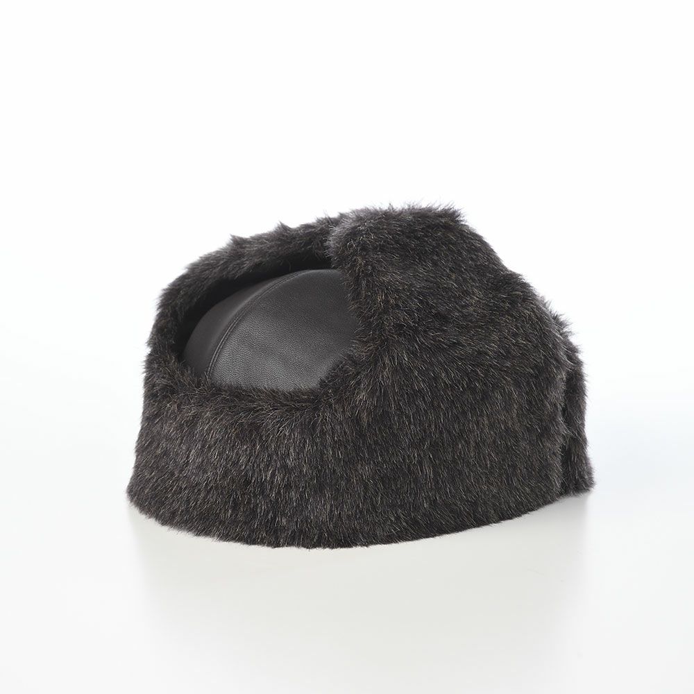 ステットソンの飛行帽 LAMB LEATHER FLIGHT CAP（ラムレザー フライトキャップ） SE840 ダークブラウン