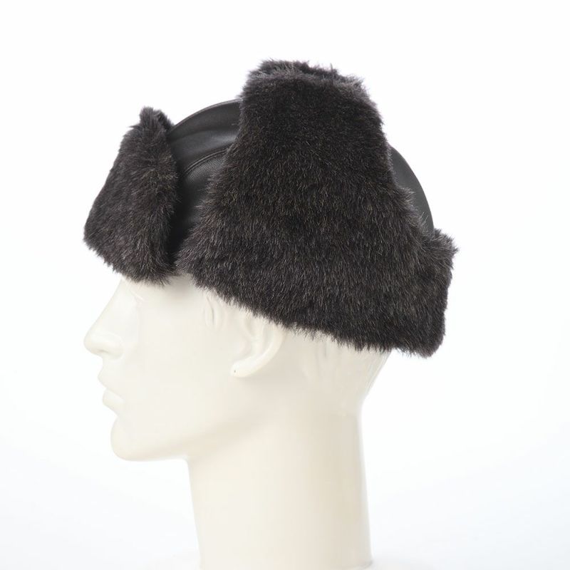 ステットソンの飛行帽 LAMB LEATHER FLIGHT CAP（ラムレザー フライトキャップ） SE840 ダークブラウン