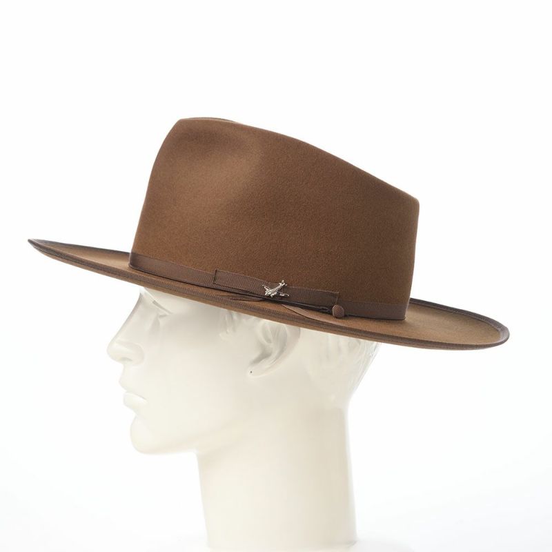 ステットソンのフェルトハット STRATOLINER OPENCROWN（ストラトライナー オープンクラウン） SE847 キャメル