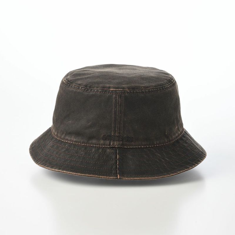 ステットソンのソフトハット PU COATING BUCKET HAT（PUコーティング バケットハット） ST234 ダークブラウン