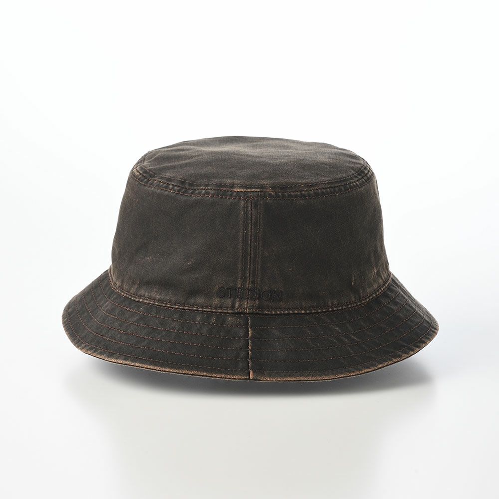 ステットソンのソフトハット PU COATING BUCKET HAT（PUコーティング バケットハット） ST234 ダークブラウン